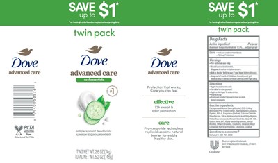Artwork (Dove Advanced Care Cool Essentials Antiperspirant Deodorant 2 Pk   Artwork)